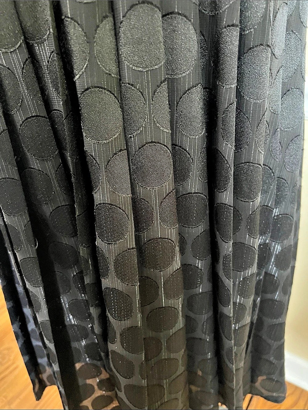 Alex Marie Black Polka Dot Dress Size 10 - Picture 6 of 15
